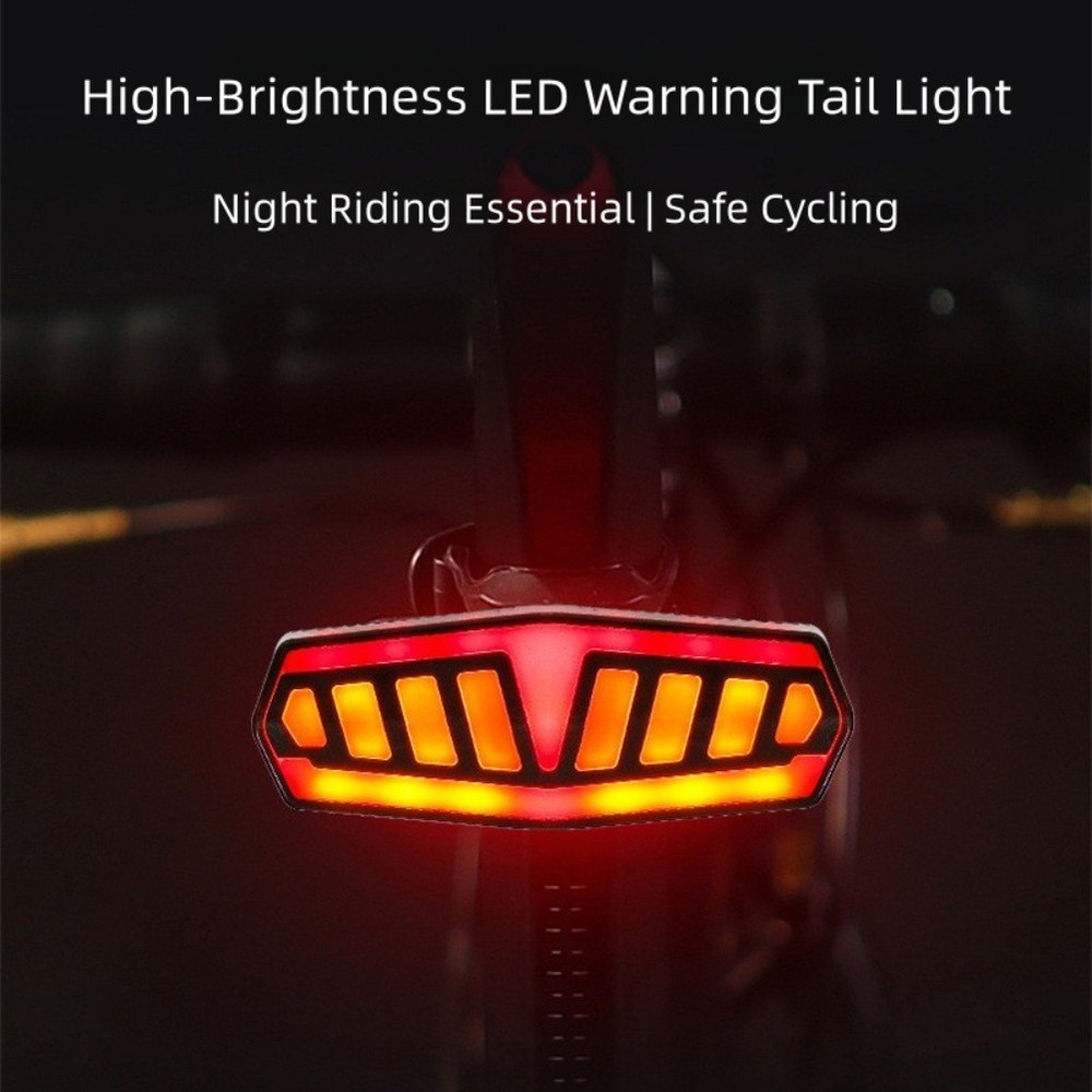 Bicycle Taillight with Wireless Remote Control and Multiple Flashing Modes