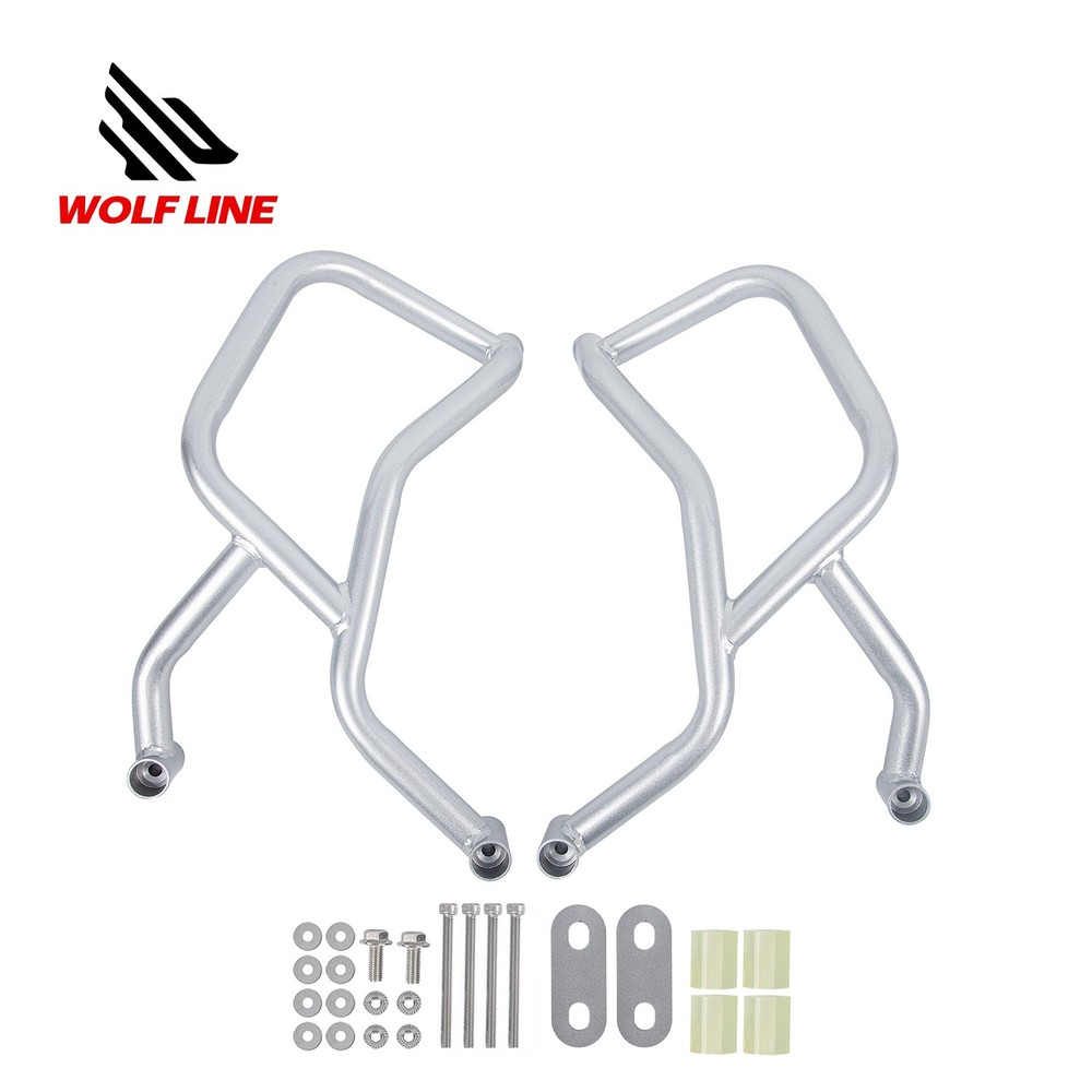 WOLFLINE Engine Case Crash Bars Guards Frame Protector For CF 800MT 2021-2023