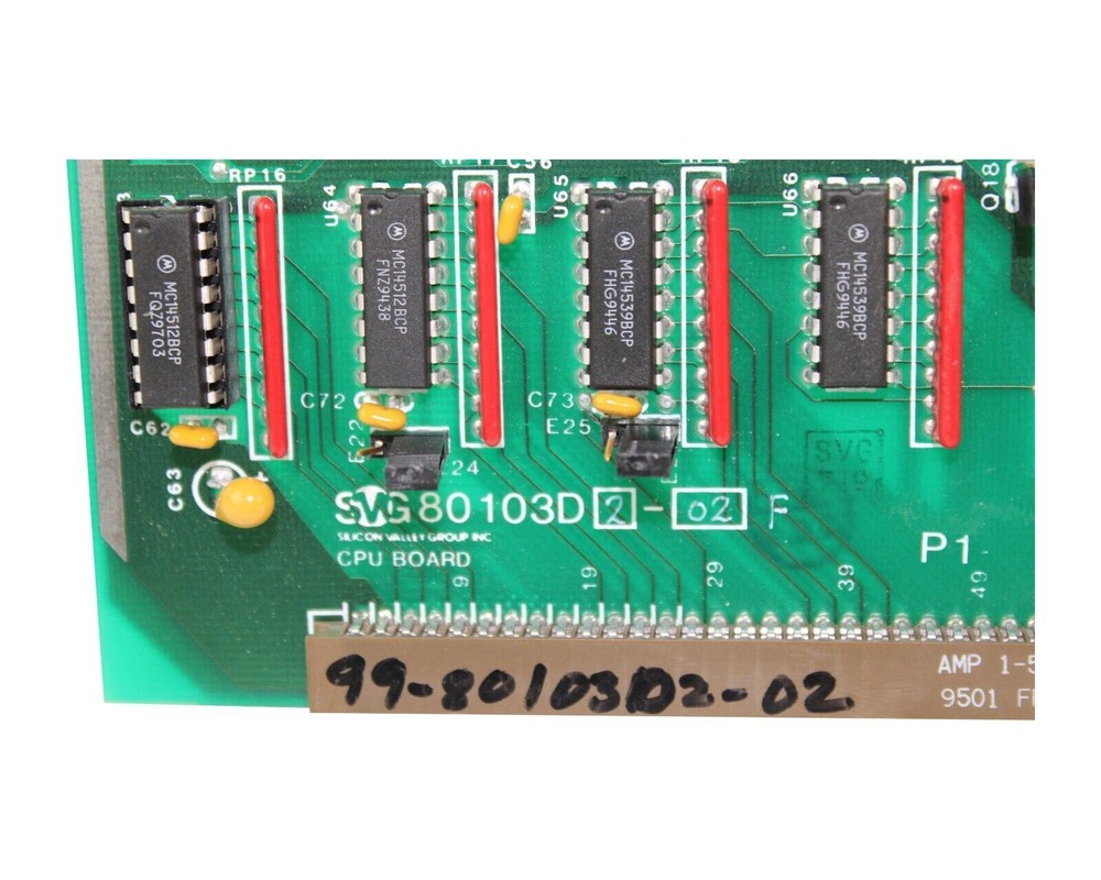 SVG 80103D2-02 CPU BOARD RT-R010123-1