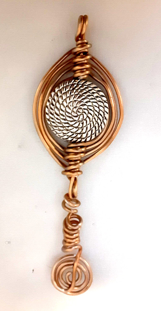 LONG UNIQUE PENDANT HANDMADE