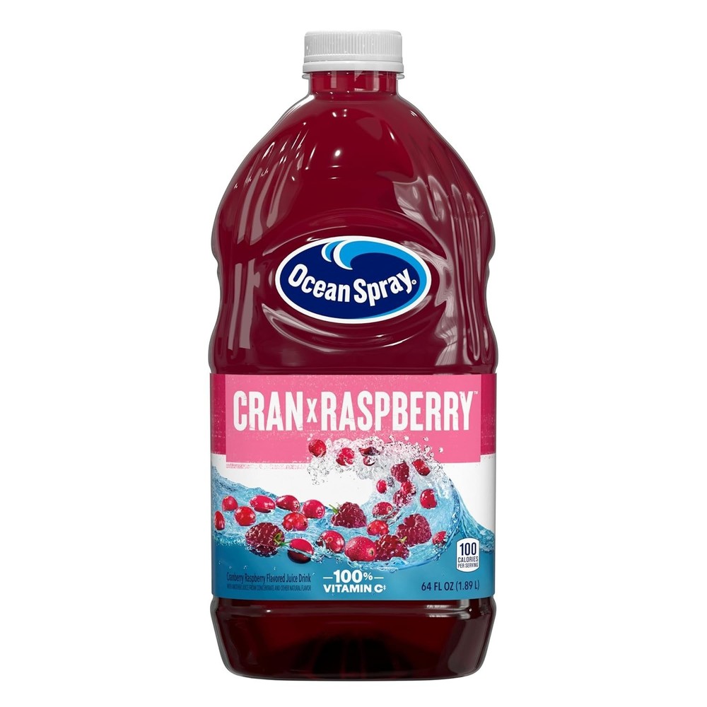 64 Fl Oz Cran-Raspberry Juice Drink - Refreshing, Nutritious, and Versatile