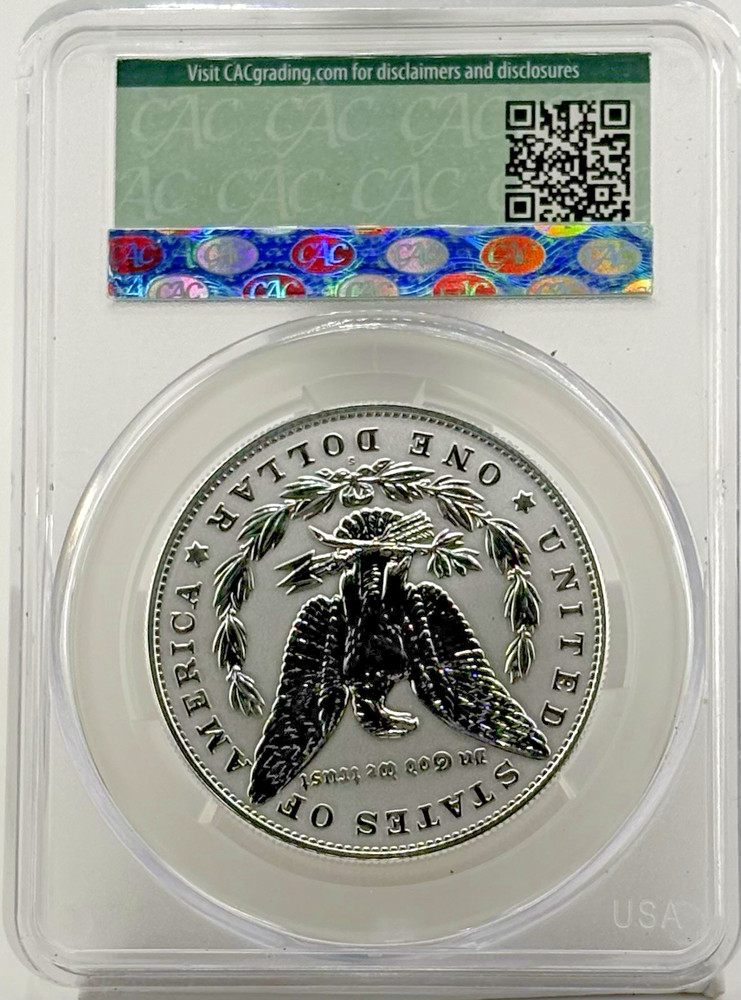 2023-S $1 Silver Reverse Proof Morgan Advanced Delivery PR70 CAC