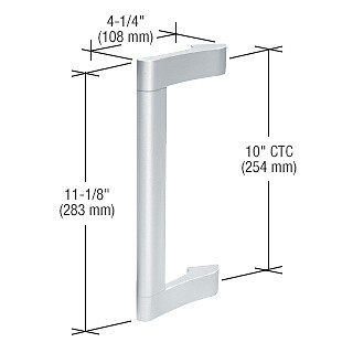 CRL DL915A Satin Anodized Extruded Aluminum Pull Handle