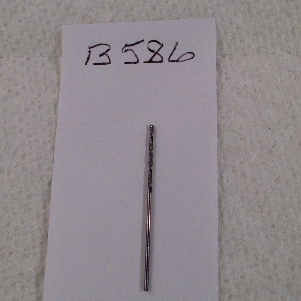 1 NEW USA #65 (.0350") SOLID CARBIDE. SPIRAL DRILL.  (B586)