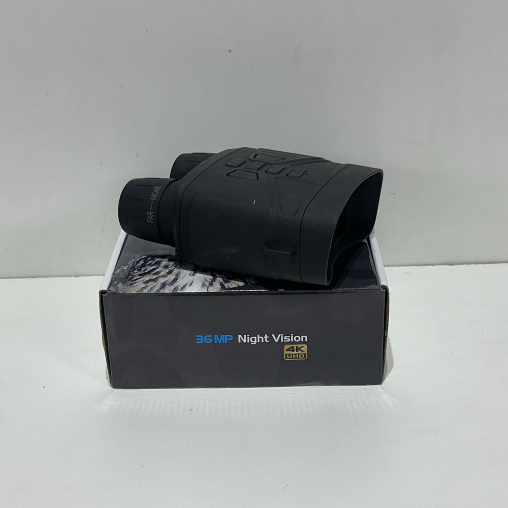 36 MP Night Vision 4k UHD, Black Color Binoculars! Includes Strap, SD Card