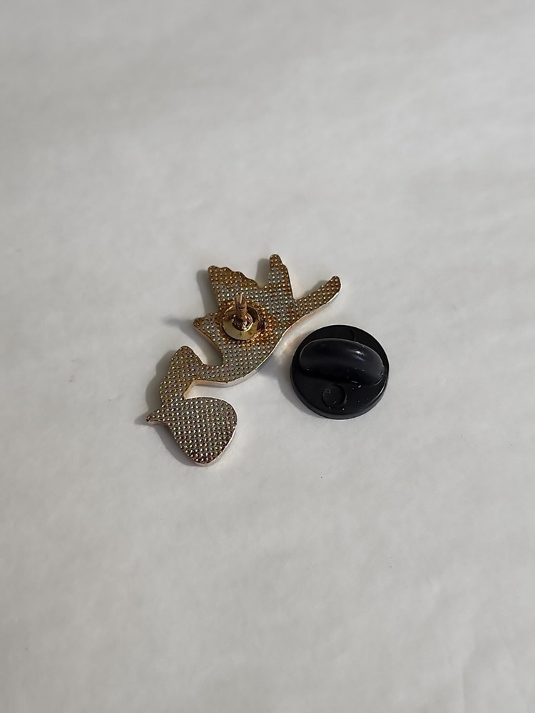 Stork Bringing The Baby Lapel Pin