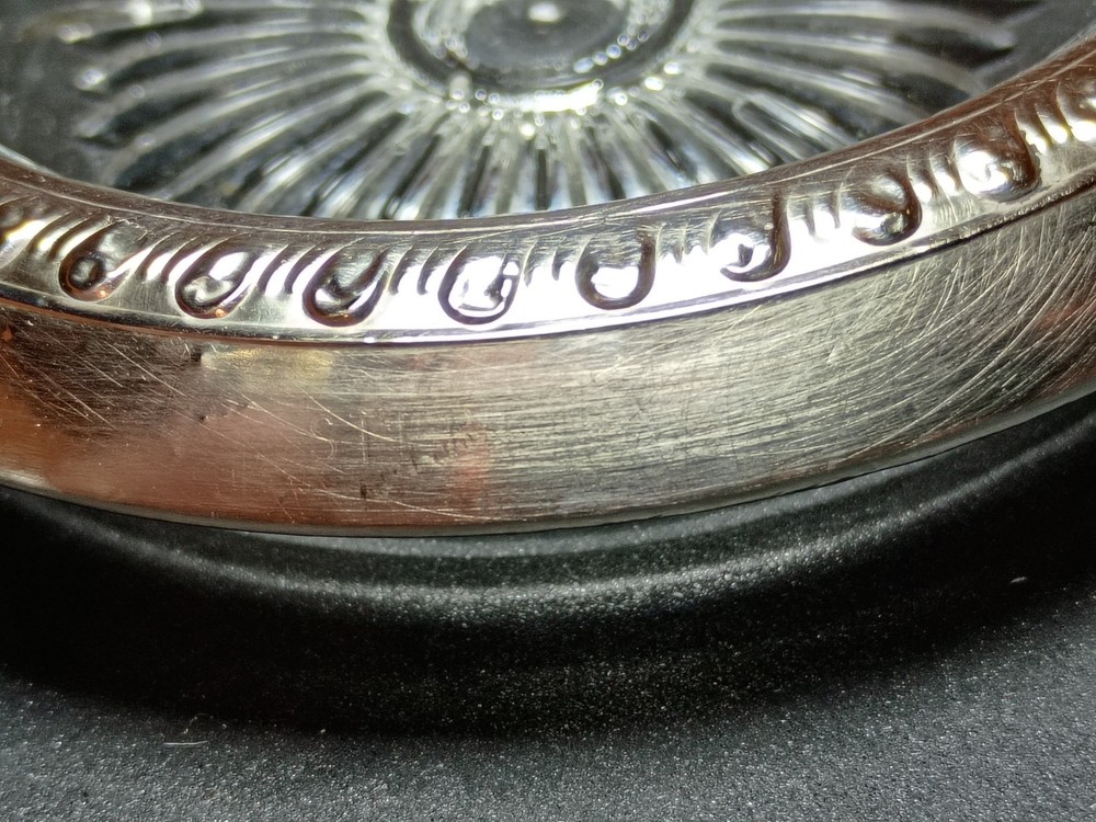 Mid Century STC Sterling Silver Coaster
