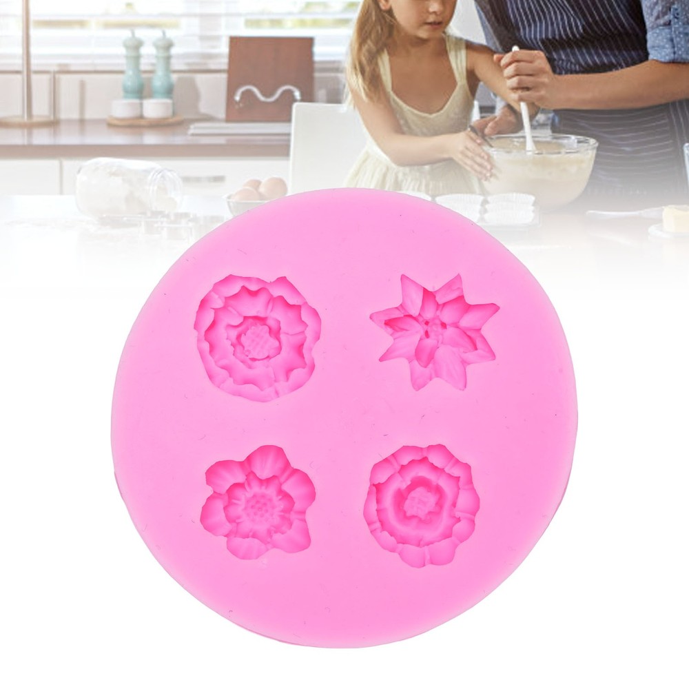 Rose Flower Silicone Mold Cake Decorating