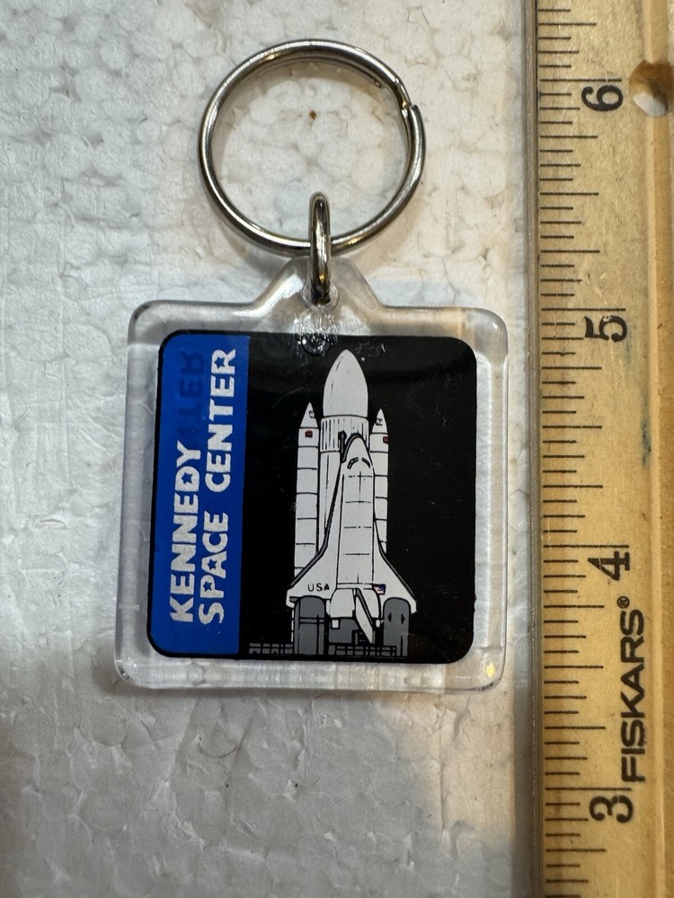Vintage Kennedy Space Center- Space Shuttle Keychain