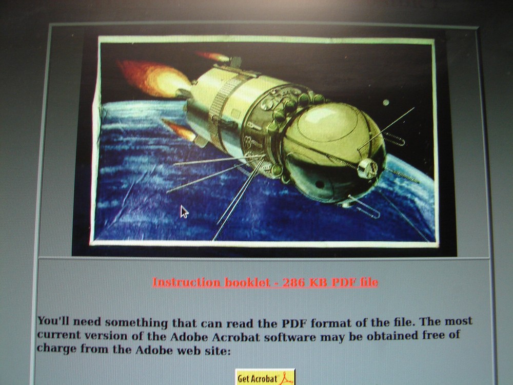 1989 ~ Master Modell ~ WOSTOK-l ~ First Capsule in Space