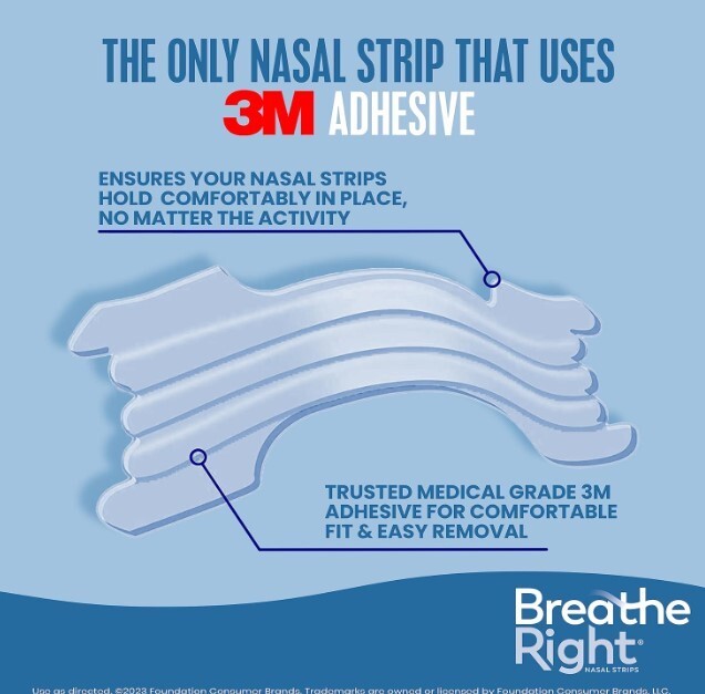 Breathe Right Nasal Strips, Extra Strength, Clear