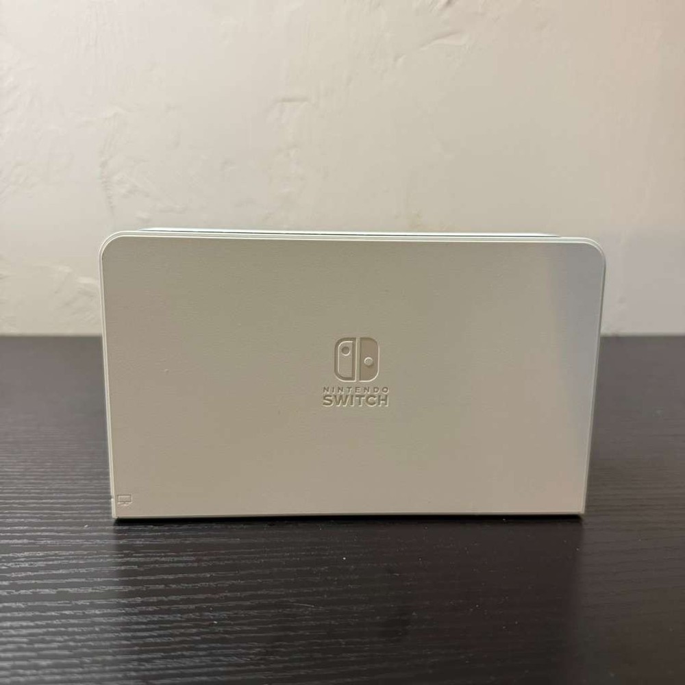 Nintendo Switch OLED Model HEG-001 Handheld Console 64GB White with Dock Tested