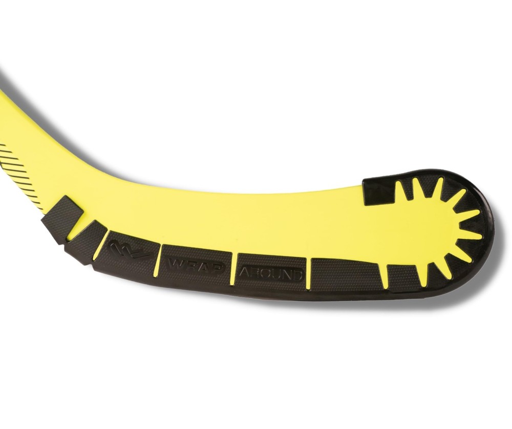 Hockey wrap around ice stick protector