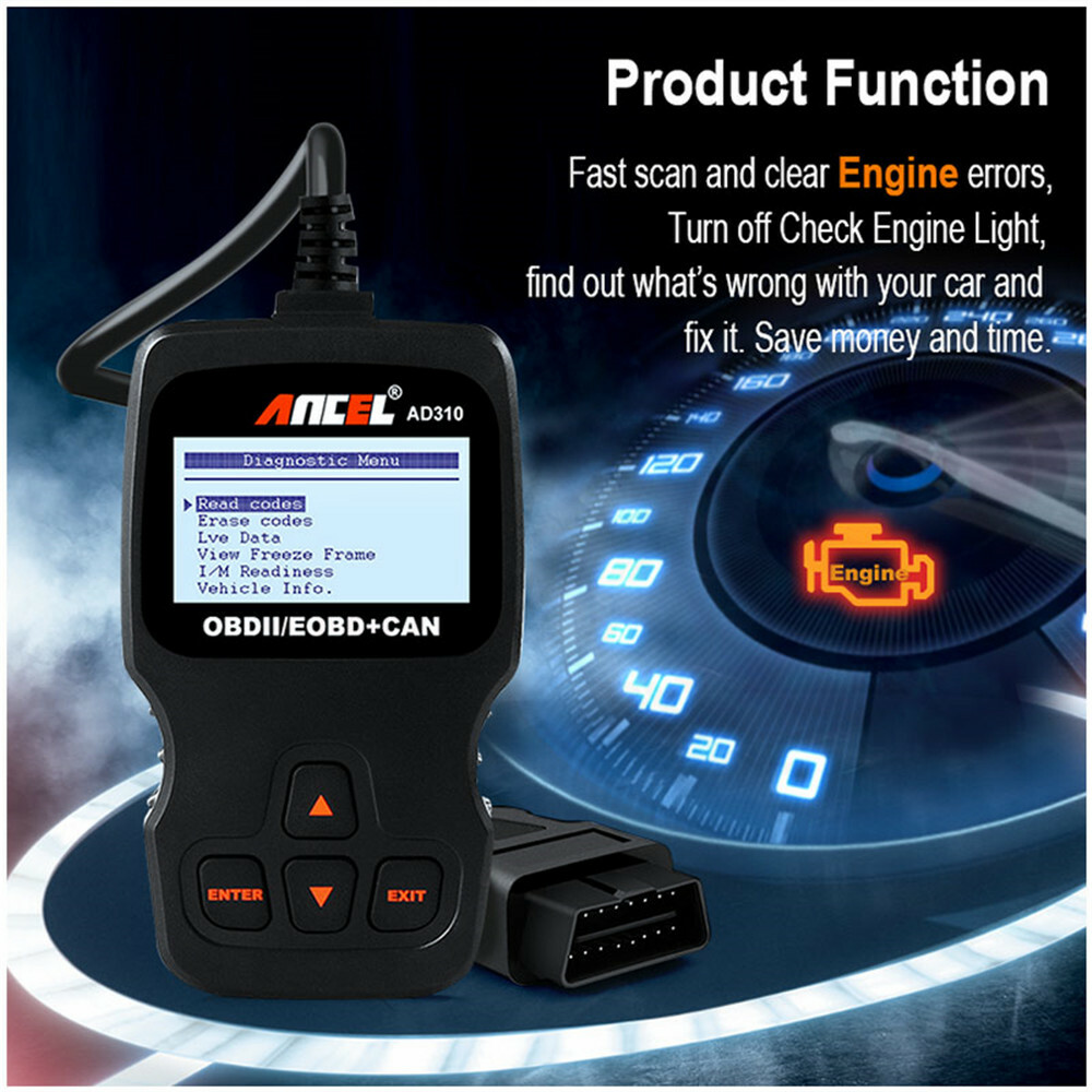 Ancel AD310 Car OBD2 Scanner Code Reader Auto Diagnostic Scan Tool Check Engine