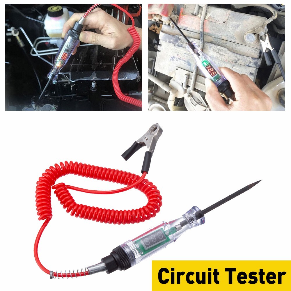 Car Auto 6-24V Power Probe Circuit Digital Electrical Tester Test Device System