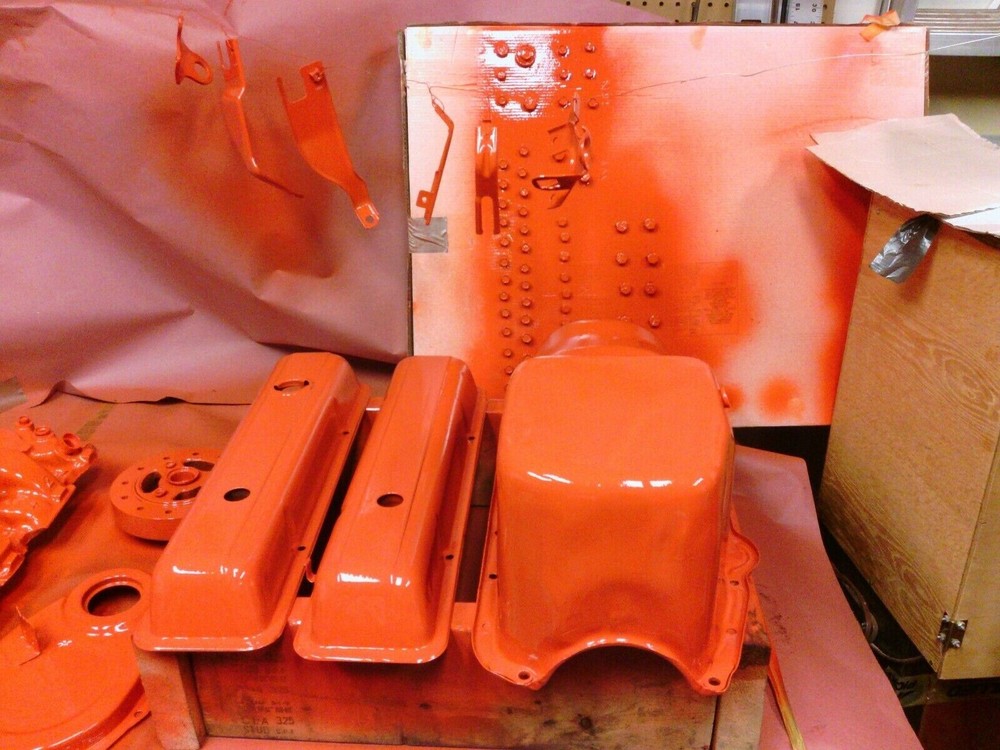 Orange Coating Engine Enamel Coating High Temp Caliper Brake Drums Springs Paint