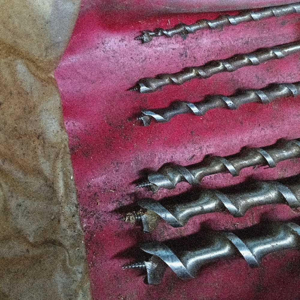 VNTAGE STANLEY AUGER BRACE BIT SET NO. 127A