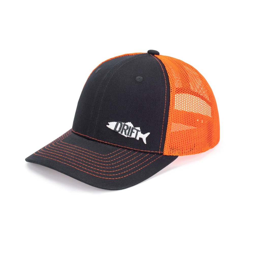 Drift Fishing Trucker Hat Cap Breathable Mesh Back