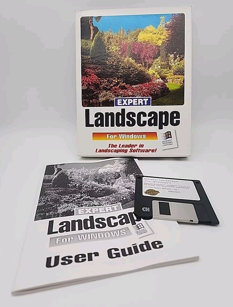 Landscape For Windows Software 1993 Expert Microsoft 3.5" Floppy Disc