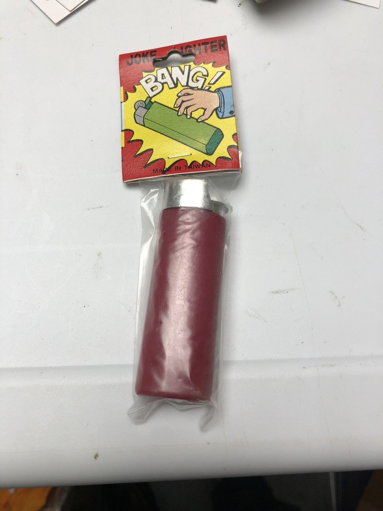 Vtg Joke Lighter Adams knockoff exploding lighter MIP new old stock