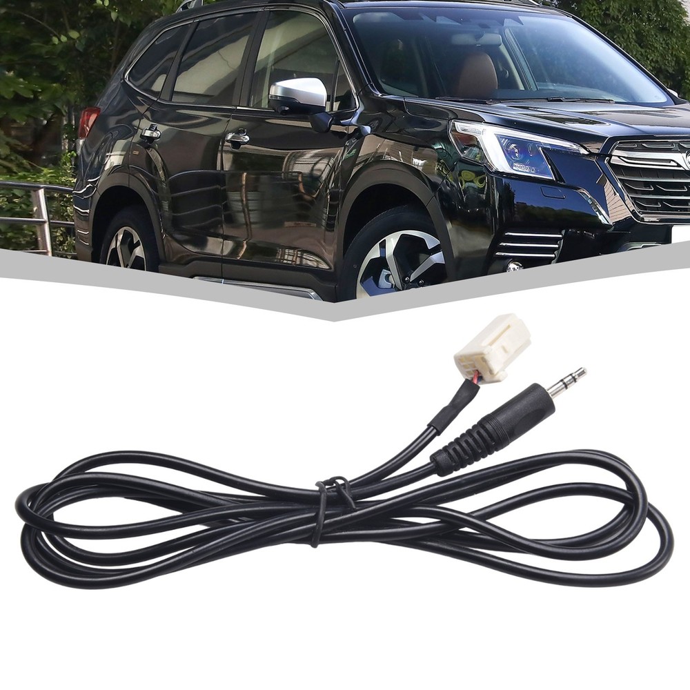Premium ABS Material AUX Input MP3 Cable for Forester For Impreza 2007 2008