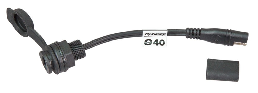 Tecmate OptiMate Weatherproof SAE Socket Panel Mount Cable (O-40S)