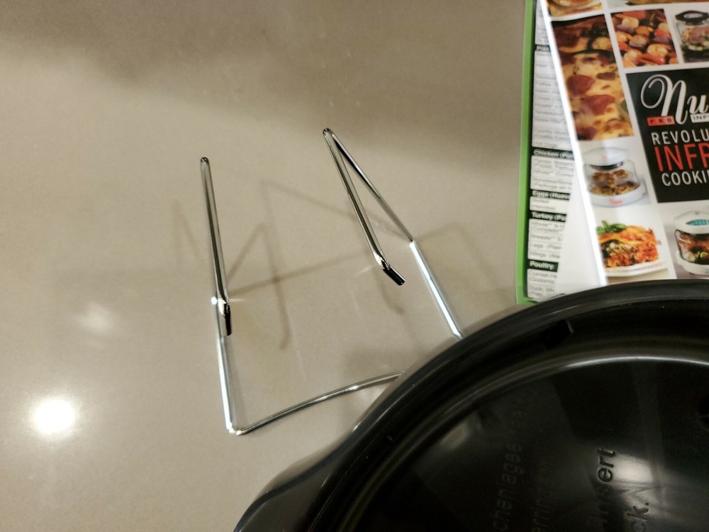 NuWave Replacement Pro Infared Oven Rack & Drip Pan, Manual Base Model 20356