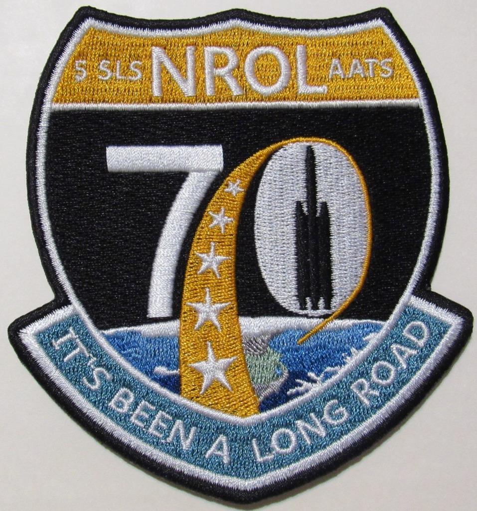 5 SLS DELTA IV HEAVY NROL-70 SPACE MISSION PATCH AATS - Embroidered