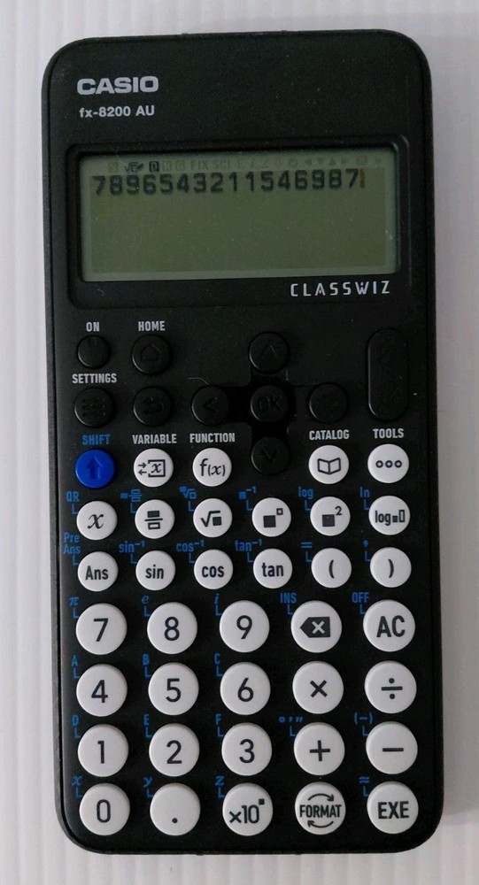 Casio fx-8200AU Scientific Calculator Black