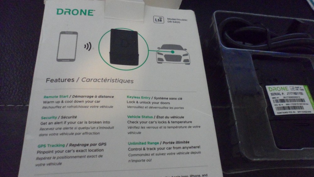 DroneMobile - Smartphone Vehicle Control and GPS Tracking System Add-on Module