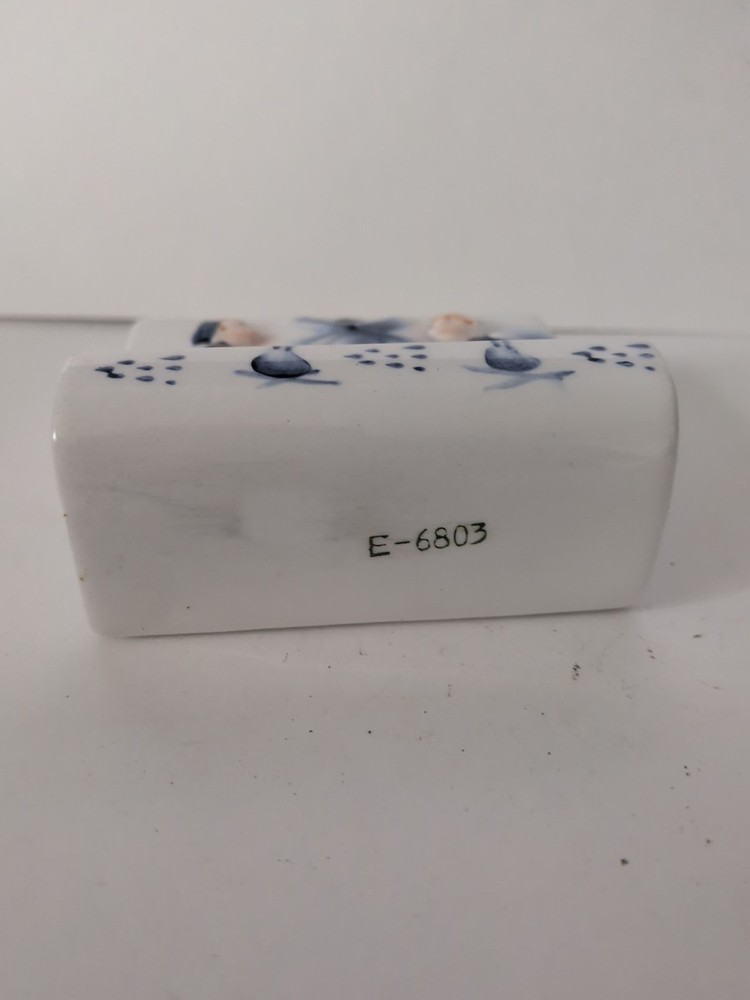 Vintage Ceramic Wall Mount Match Stick Holder
