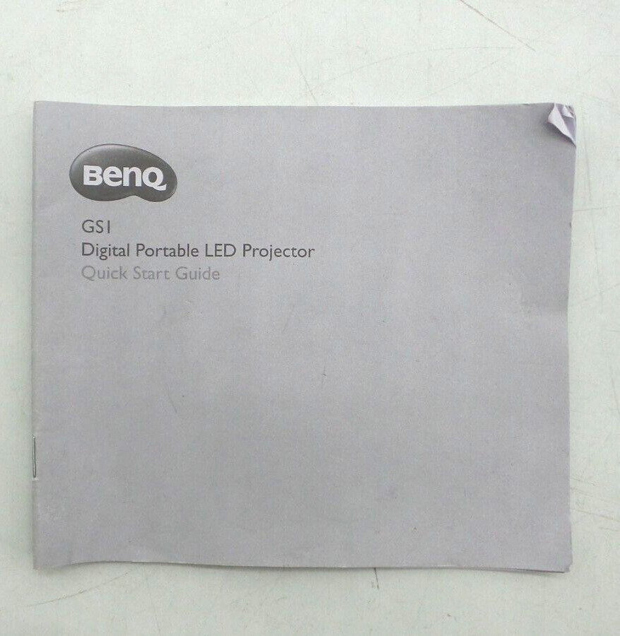 BenQ GS1 Portable Projector With Extra Accessories & Case - TESTED & WORKING