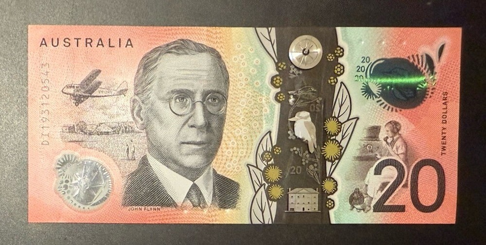 Australia 20 Dollar, 2017, aUNC, Ship From US