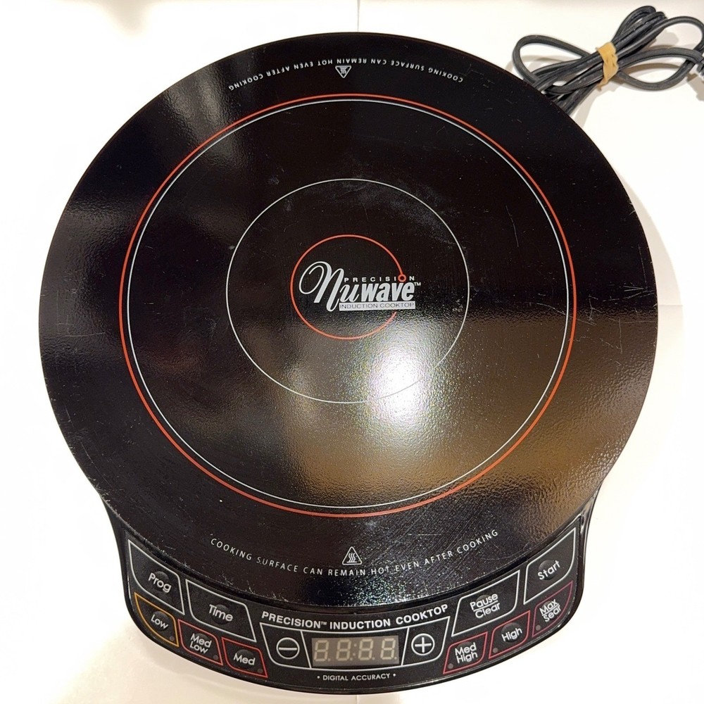 NuWave Portable Precision Induction Cooktop Model 30121  Black Tested Works