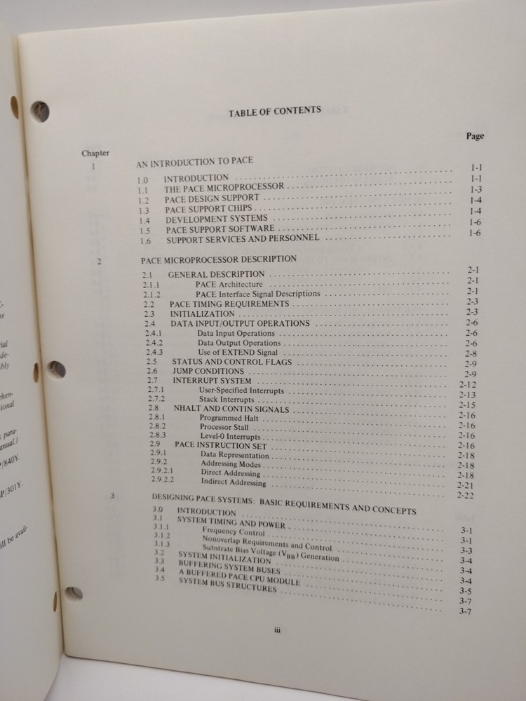 National Semiconductor PACE Microprocessor Manuals Lot 3 TTL Design 1976-77 VTG