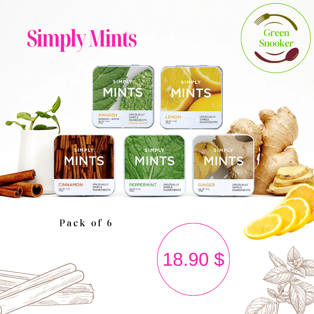 Simply, Mints Variety Pack, Pack of 6