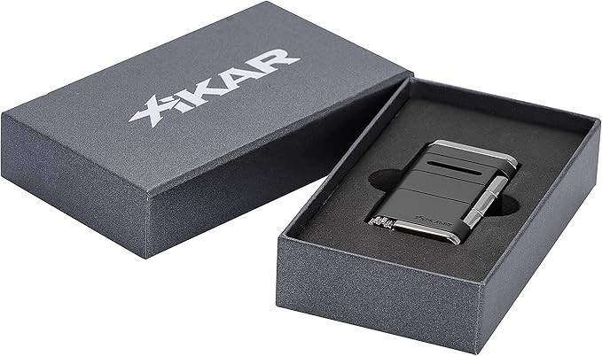 Xikar Cigar Lighter Allume Single Jet Torch Black