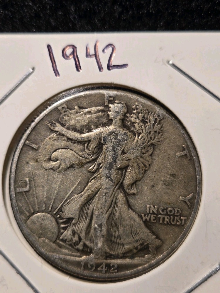 1942 Walking Liberty Half Dollar-90% Silver