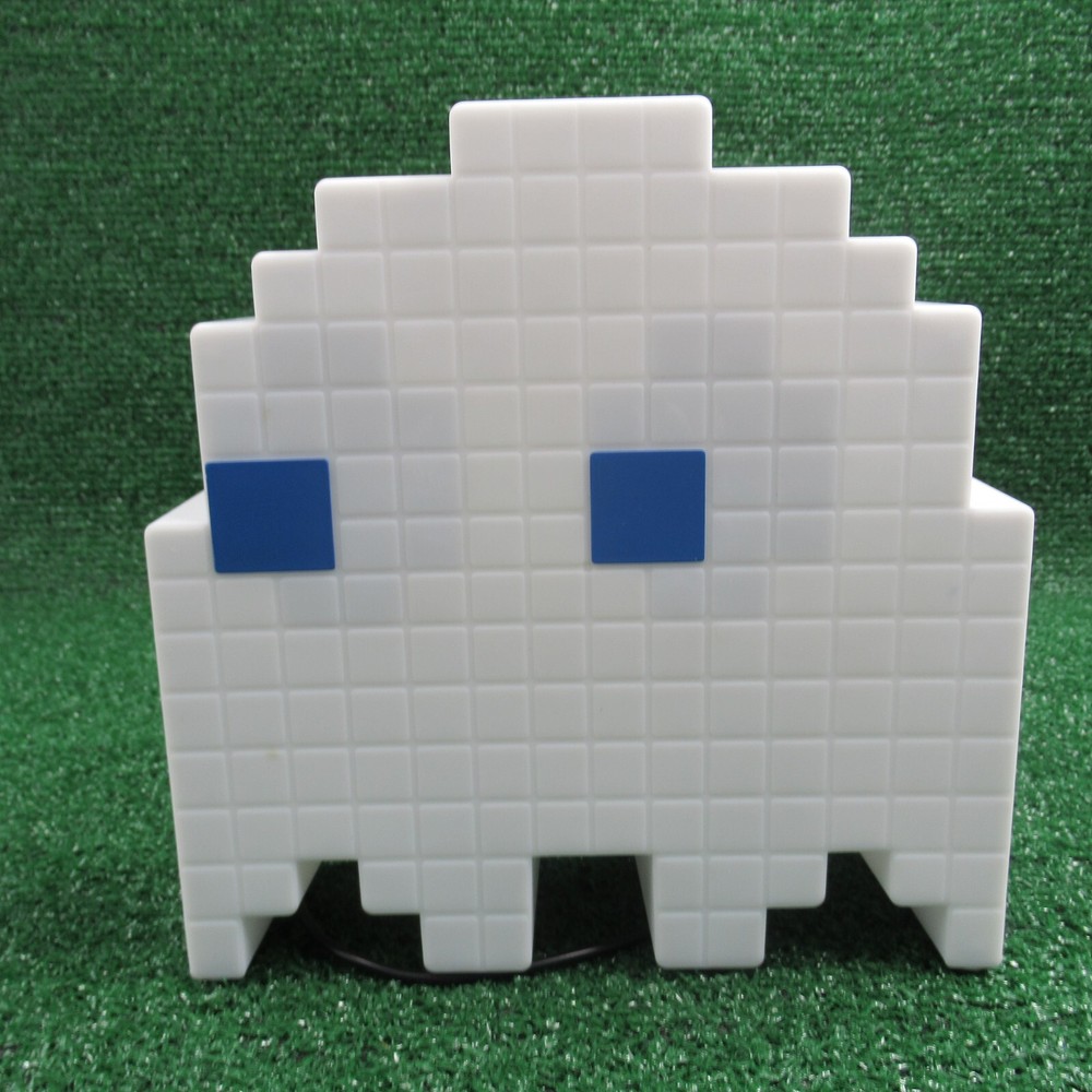 Pac Man White Ghost Color Changing Lights USB Powered Lights React To Sound