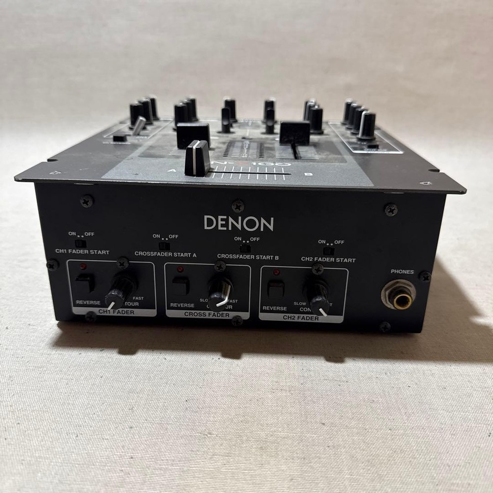 DENON DJ Mixer DN-X100 Model Line PHONO Input Output Tested