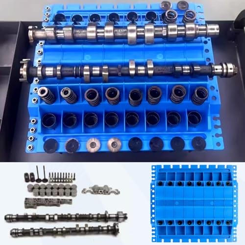 Engine Cylinder Head Organizer Valves Tool,Engine Organizer Parts blue