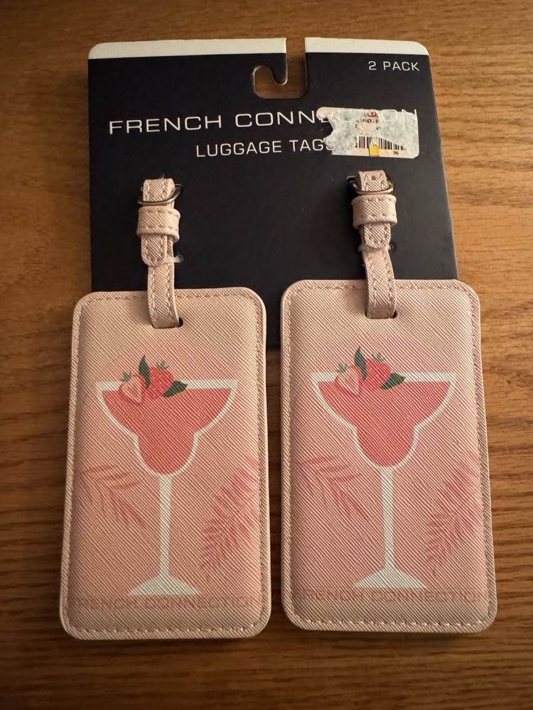 French Connection Luggage Tags NWT