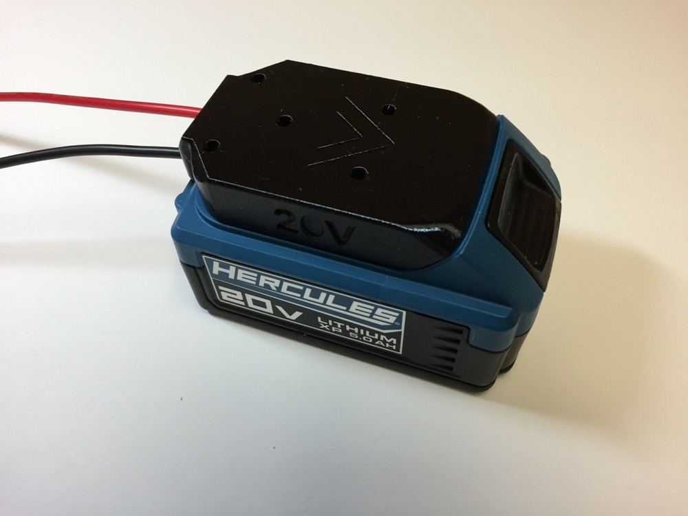 DeWALT 20V Max compatible battery adapter power connector