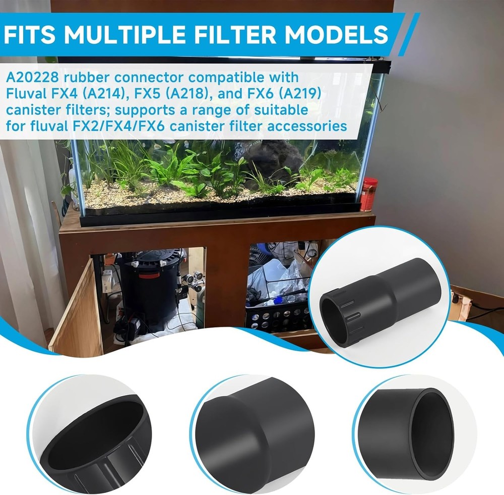 2PCS Rubber Connector High Performance Canister Filter For FX4 FX5 FX6 A214 A218