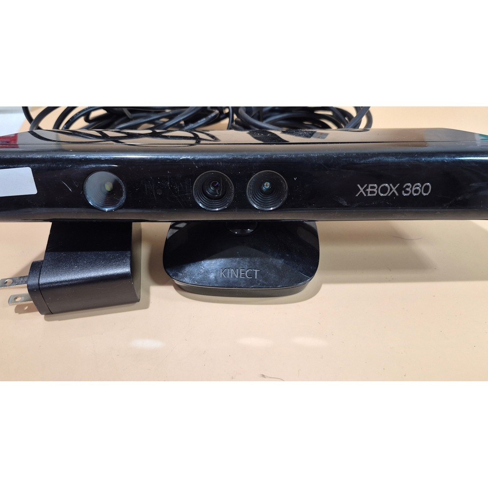 Microsoft Xbox 360 Kinect Sensor Model 1414 Motion Cap with Power Adapter Black