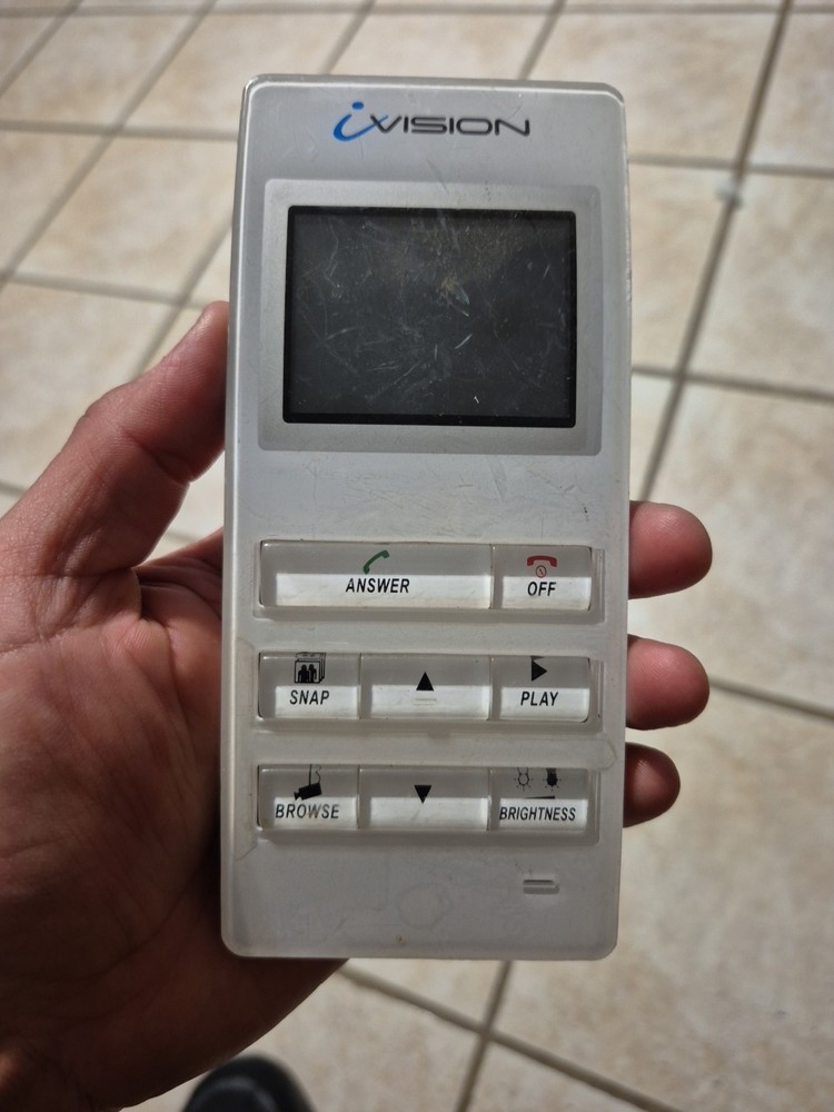 Optex iVision Wireless Video Intercom Handheld Communicator Untested