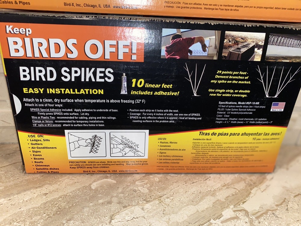 BIRD-X BIRD SPIKES X2