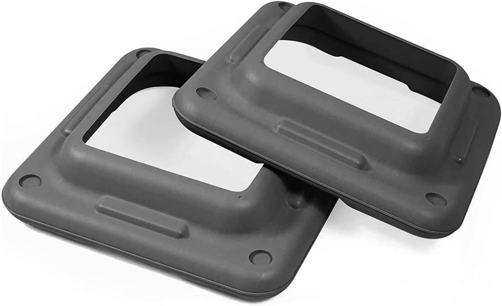 16"X16" Extra Adjustable Risers for Aerobic Exercise Workout Step Platform (Pair