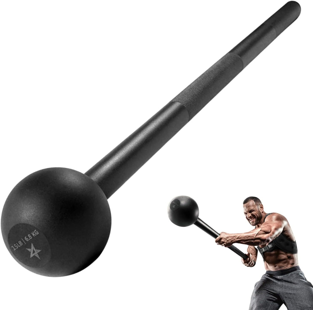 Steel Mace Bell for Strength Training - Support Full Body
