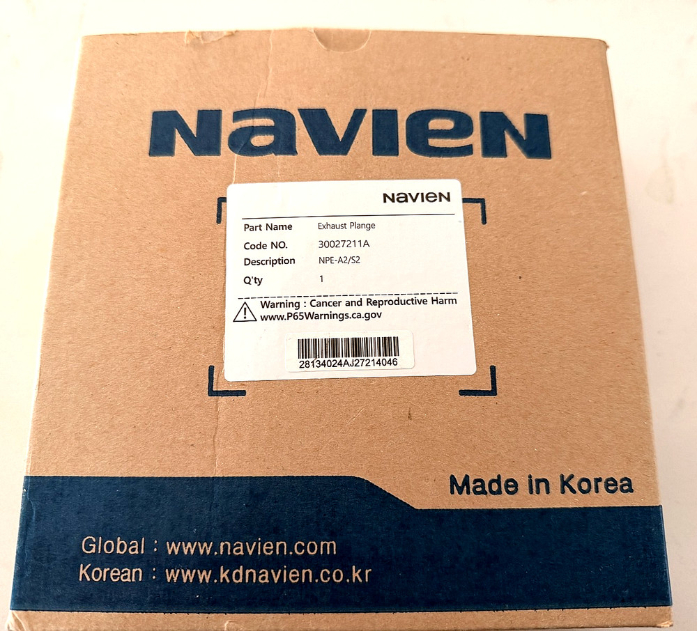 NEW Navien 30027211A 2" Exhaust Flange NPE-A2/S2 Complete Kit --FREE SHIPPING